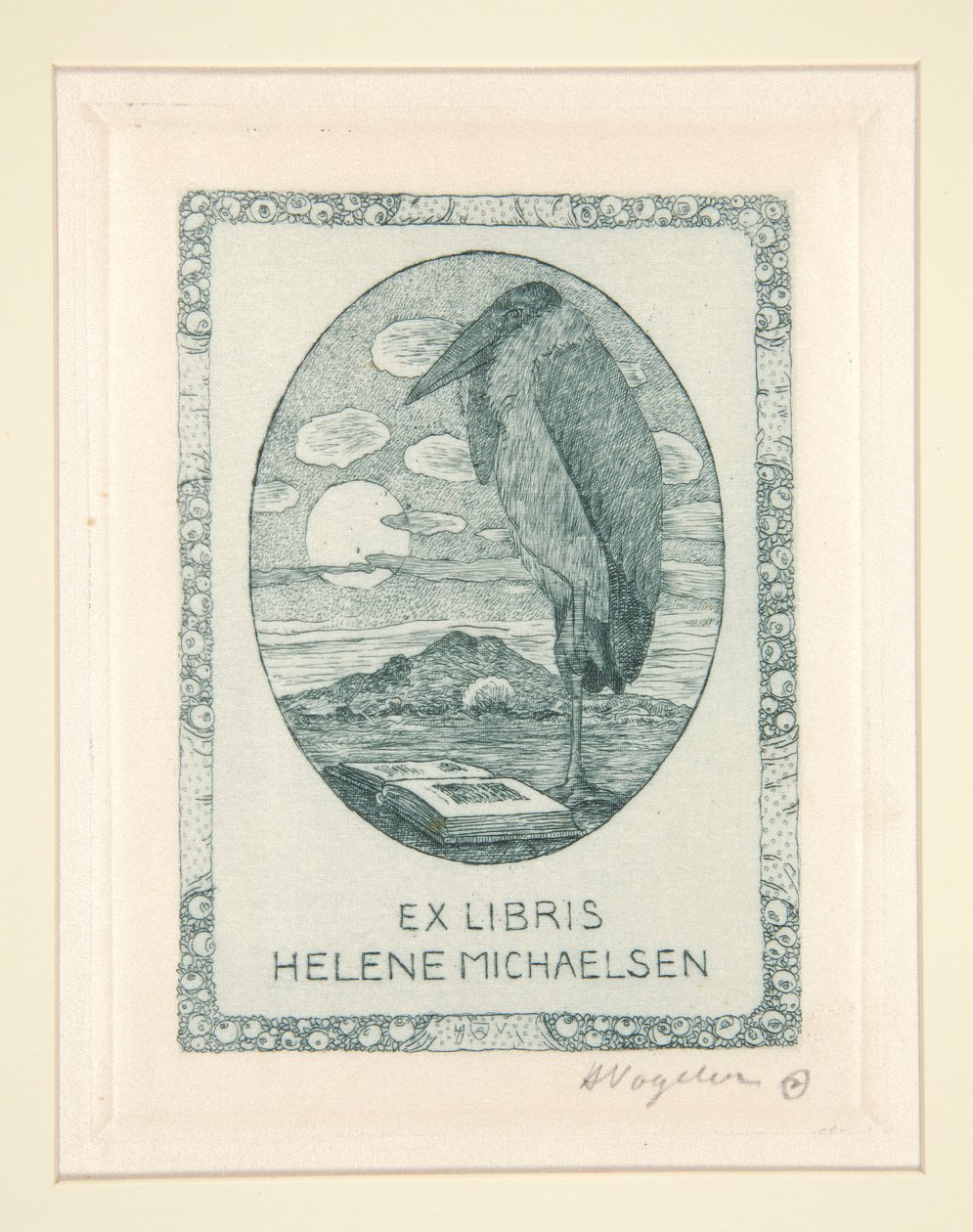 ex libris de Heinrich Vogeler