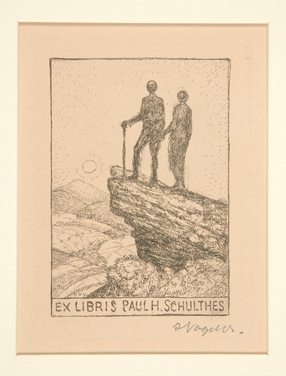 ex libris de Heinrich Vogeler