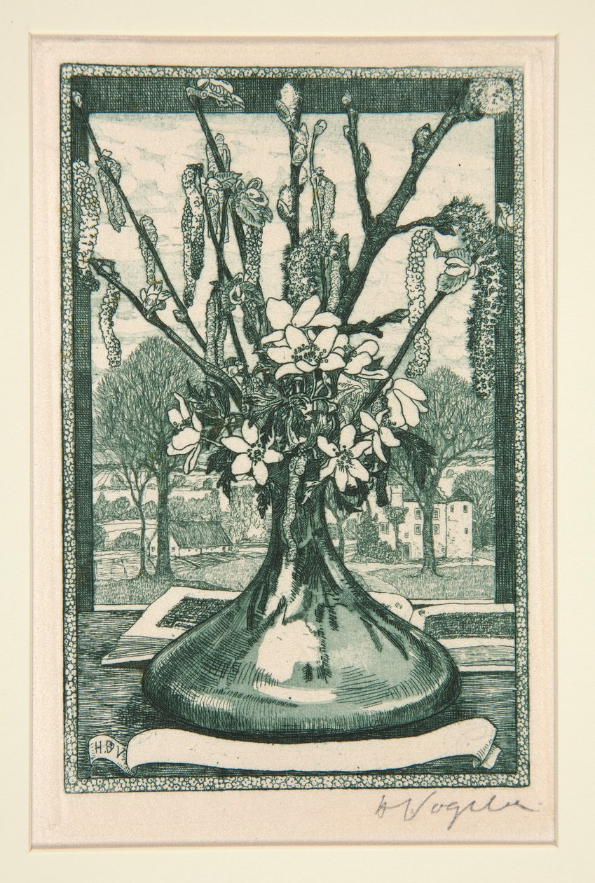 ex libris de Heinrich Vogeler