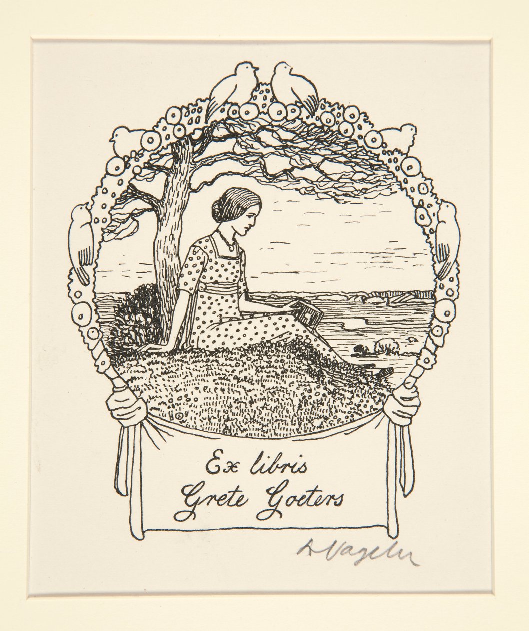 ex libris de Heinrich Vogeler