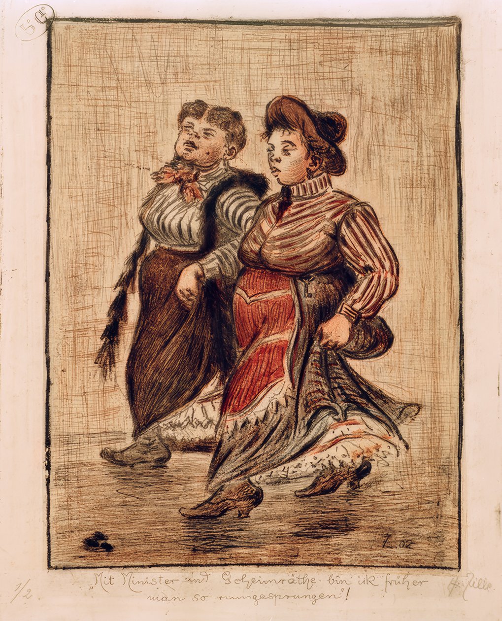 Dos chicas de la calle de Heinrich Zille