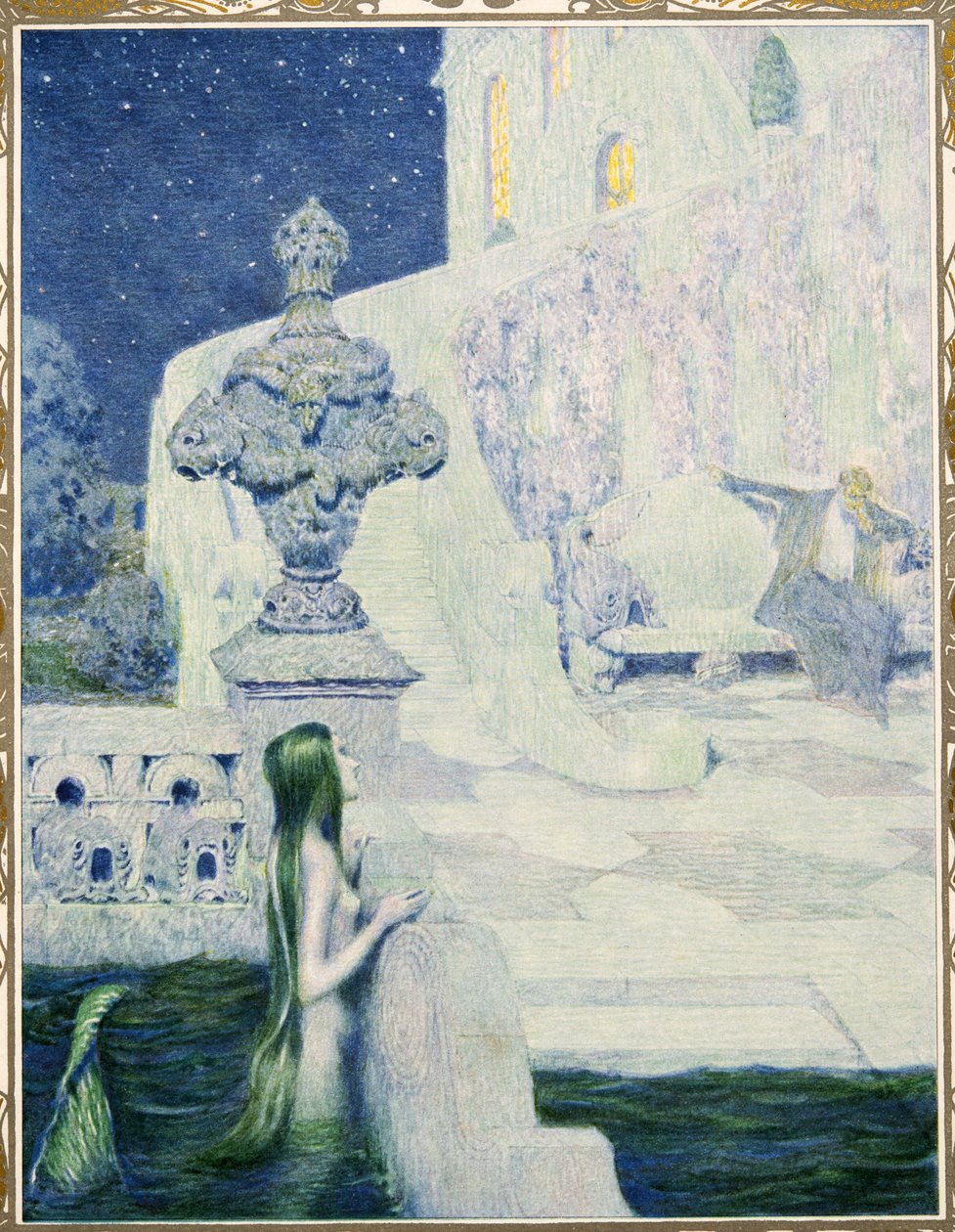La Sirenita, de Cuentos de Hans Christian Andersen, pub. 1911 de Heinrich and Urban Lefler
