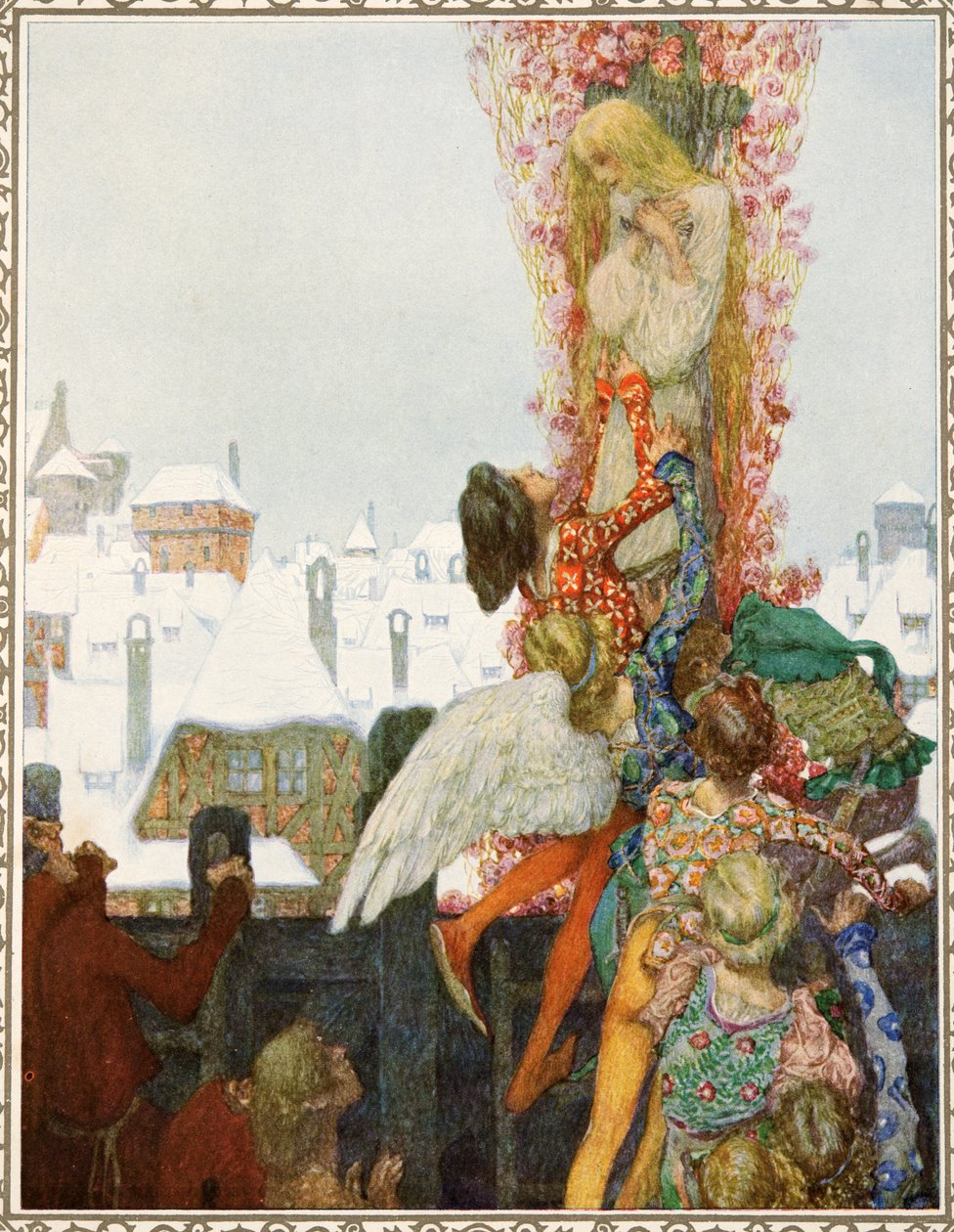 Los cisnes salvajes, de Cuentos de Hans Christian Andersen, pub. 1911 de Heinrich and Urban Lefler
