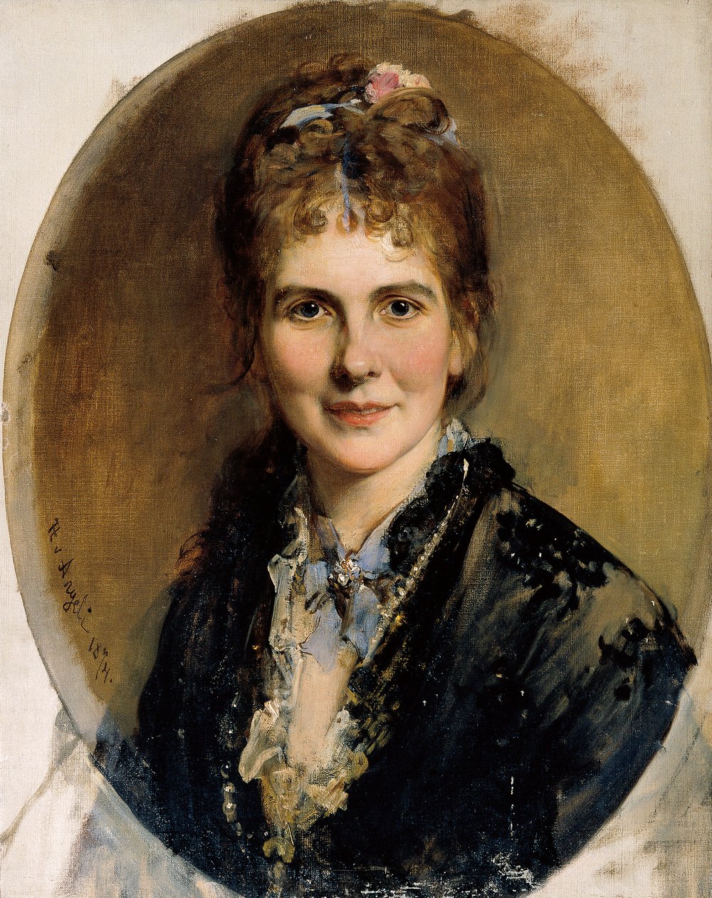 Busto de mujer joven de Heinrich von Angeli