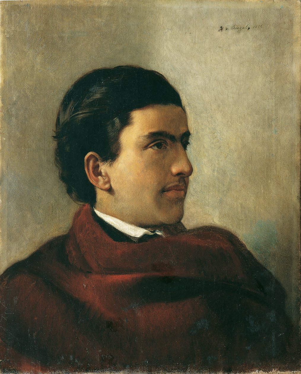 El oficial austríaco Otto Pohl de Heinrich von Angeli