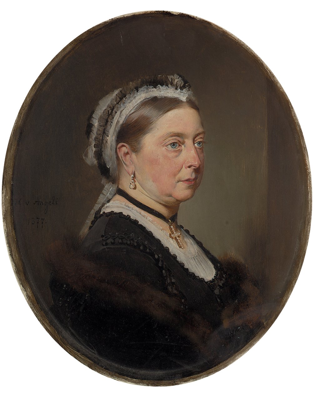 Reina Victoria, 1877 de Heinrich von Angeli