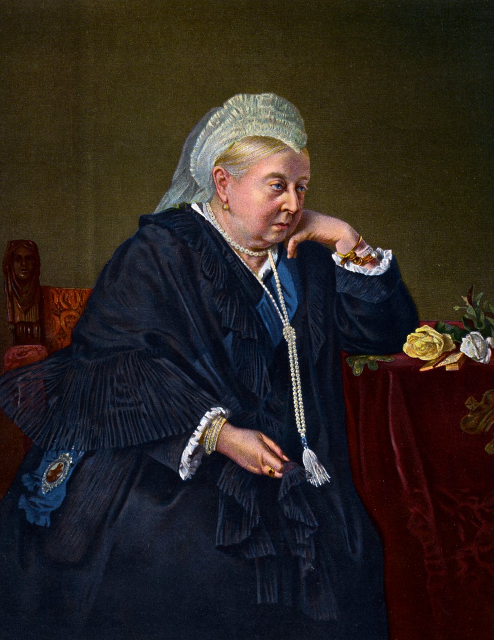 Reina Victoria en 1899, 1901 de Heinrich von Angeli