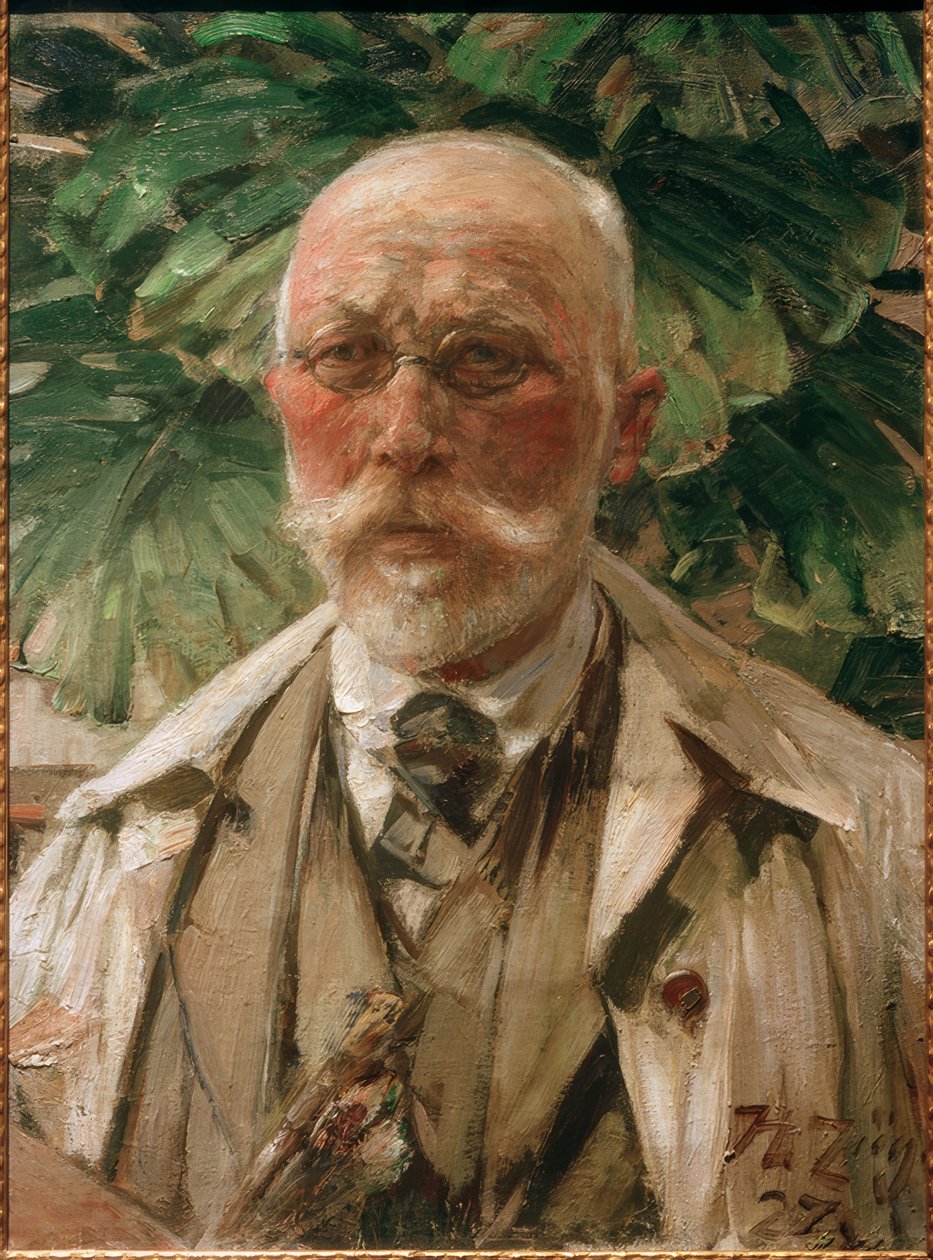 Autorretrato de Heinrich von Zügel