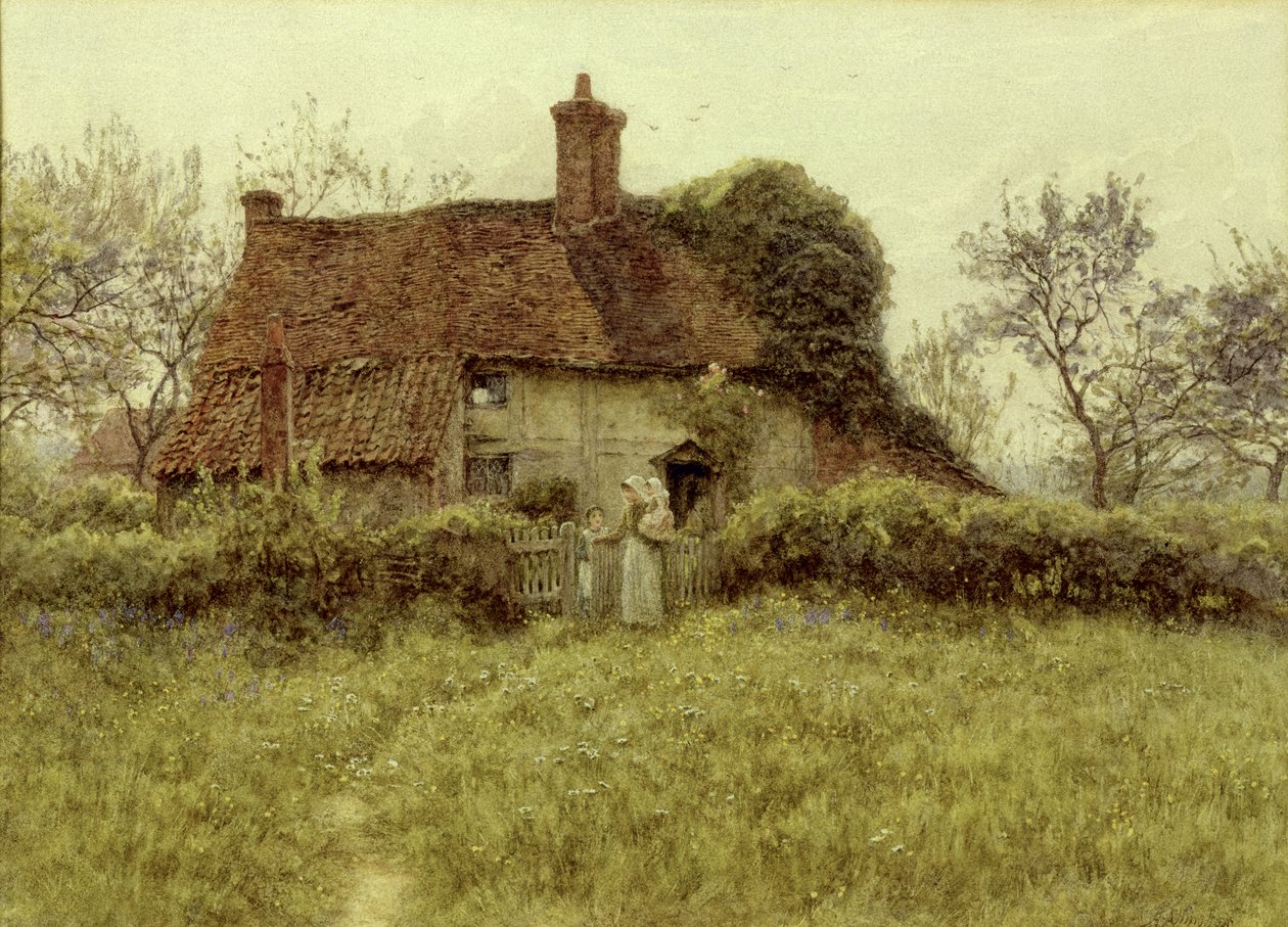 Una cabaña en Pinner, Middlesex de Helen Allingham