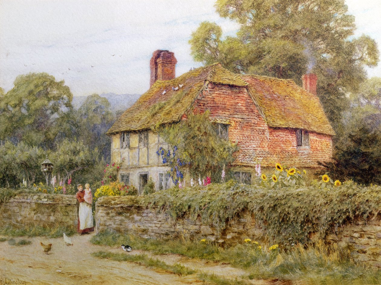 Una Cabaña en Surrey de Helen Allingham