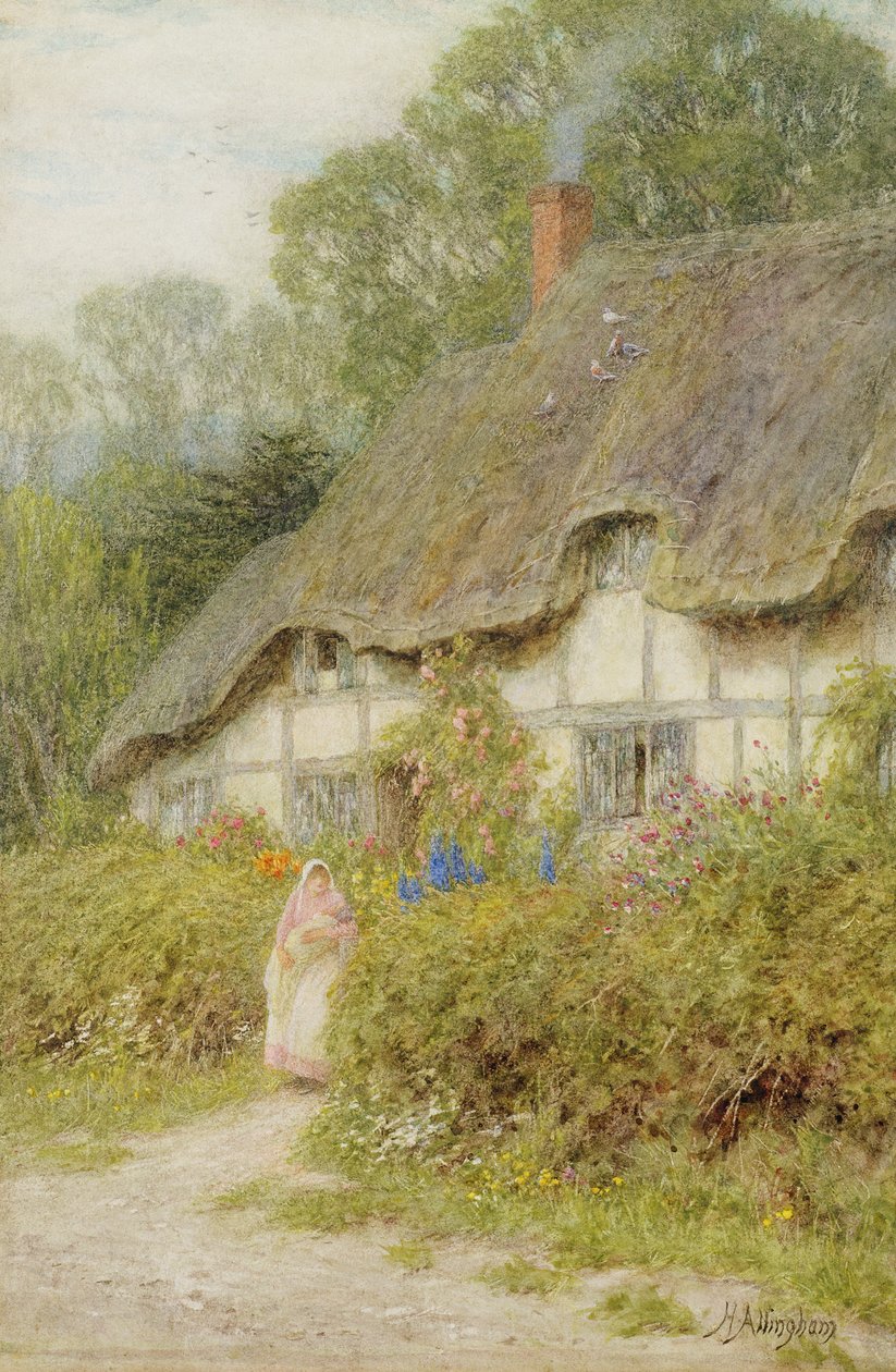 Una Cabaña en Wiltshire de Helen Allingham