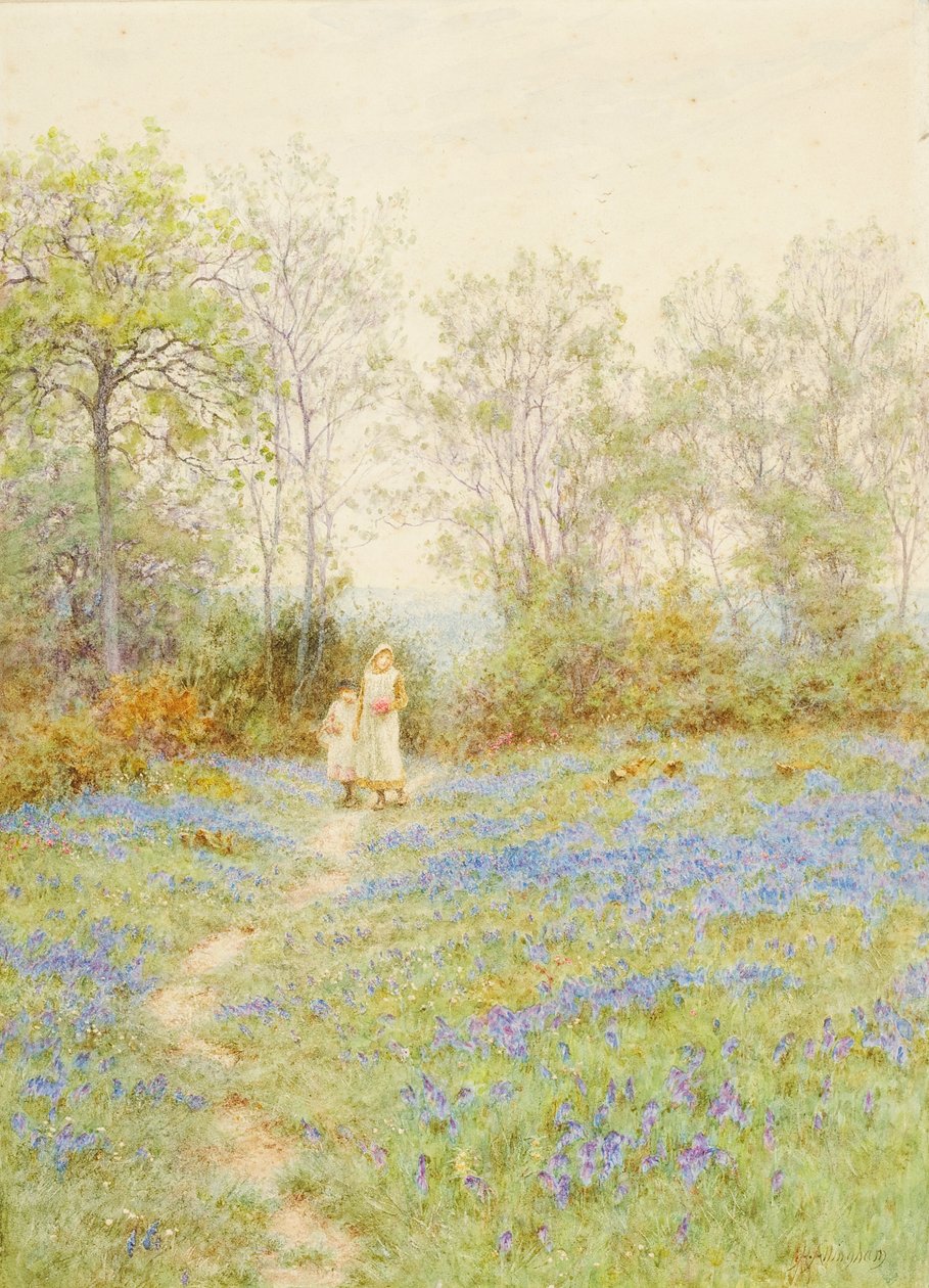 Campanillas de Helen Allingham