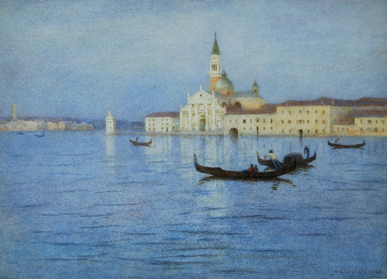 San Giorgio Maggiore, Venecia, 1902 de Helen Allingham