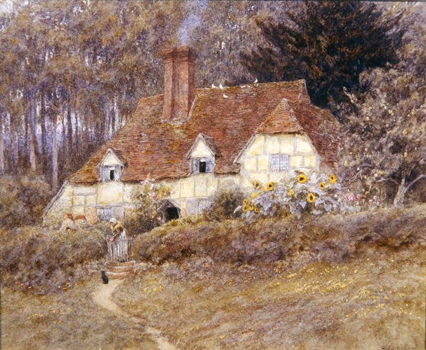 Una Cabaña en Surrey de Helen Allingham