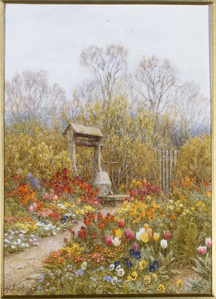 Un Viejo Pozo, Brook, Surrey de Helen Allingham