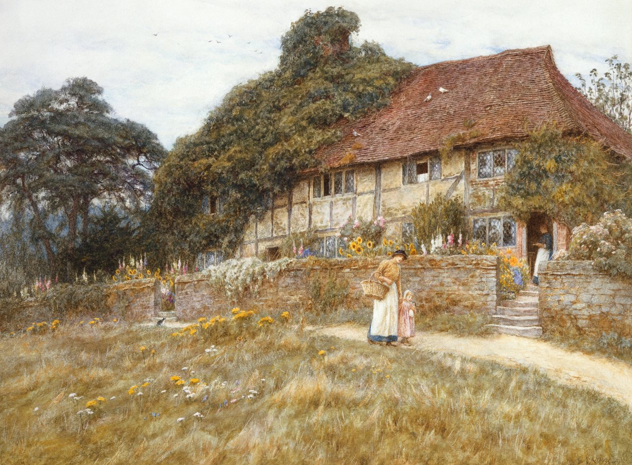 En Stedham cerca de Midhurst de Helen Allingham