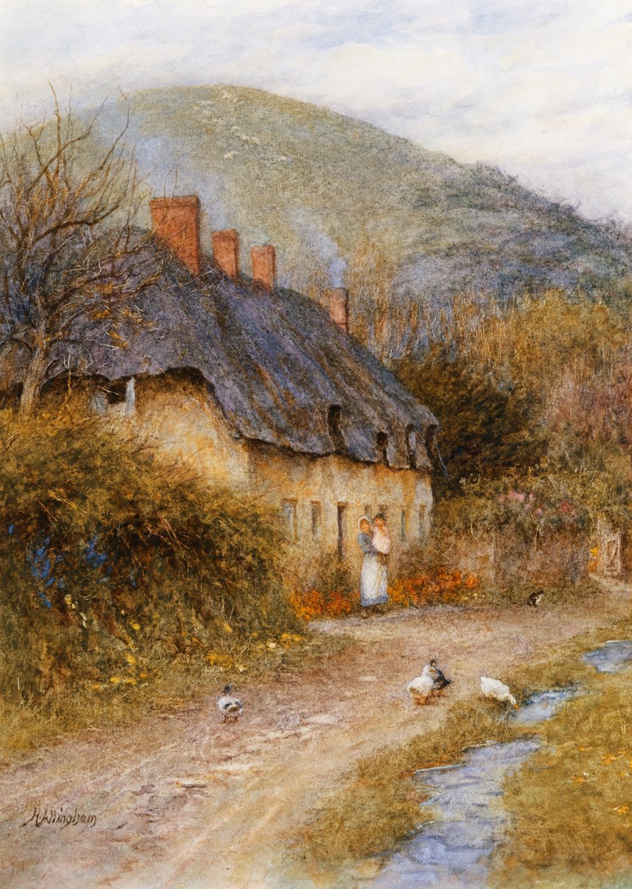 En Symondsbury cerca de Bridport, Dorset de Helen Allingham