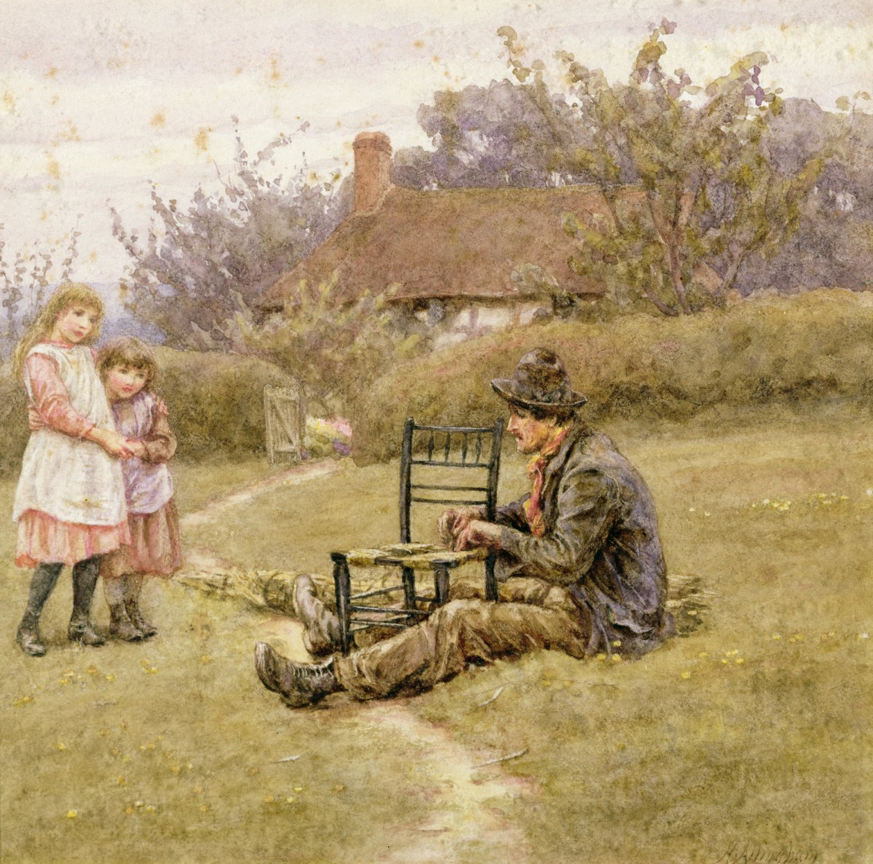 Reparador de sillas de Helen Allingham