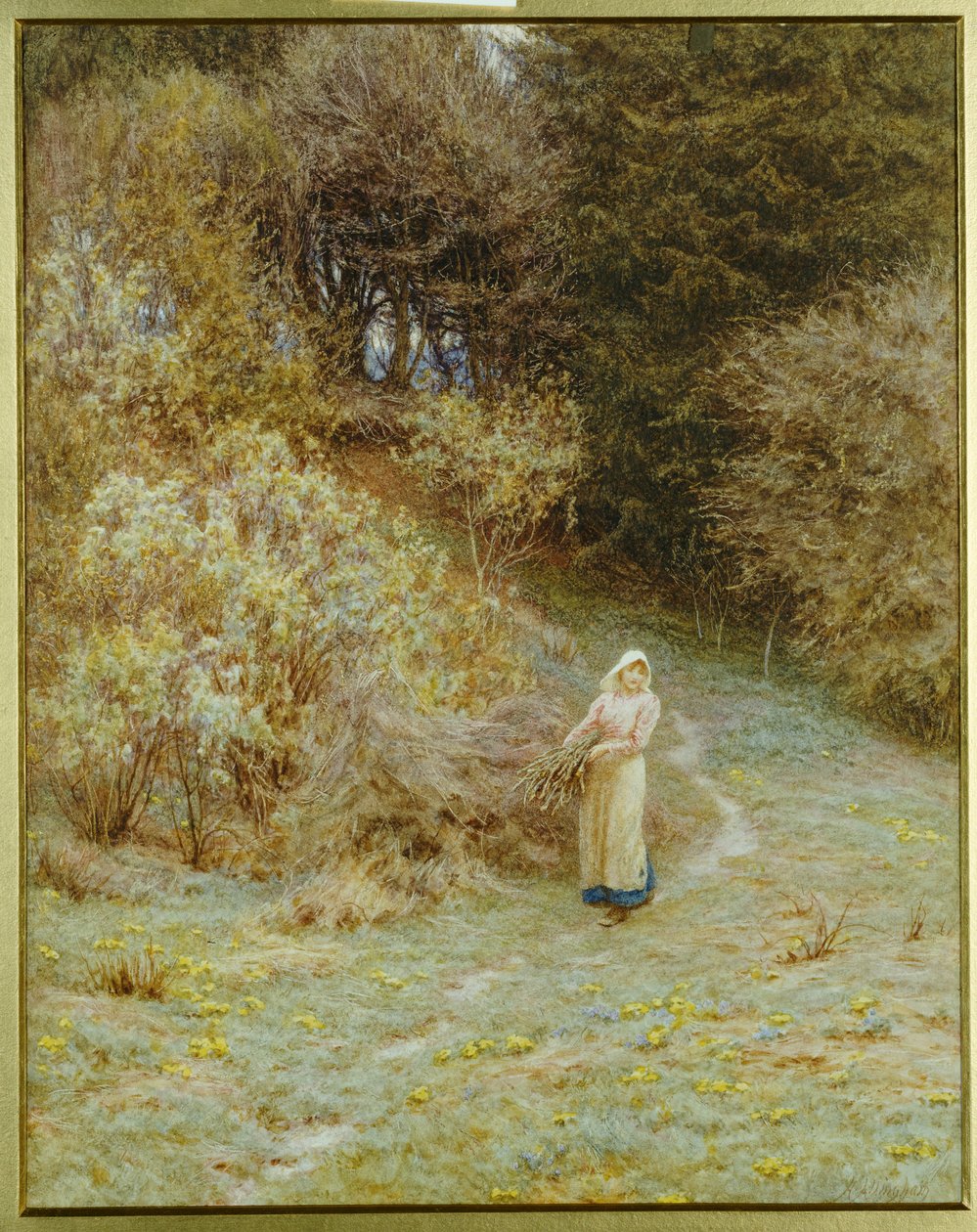 En el Bosque de Primaveras de Helen Allingham