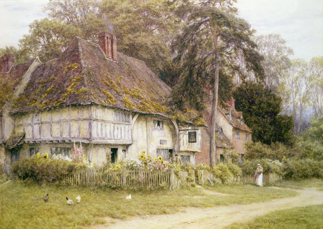 Seis Campanas, Hollingbourne, Kent de Helen Allingham