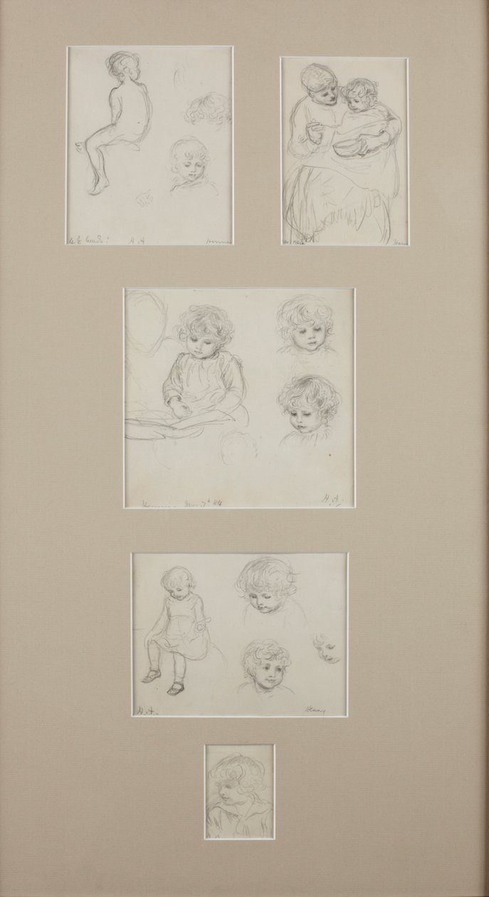Bocetos de Henry Allingham, c.1884 de Helen Allingham