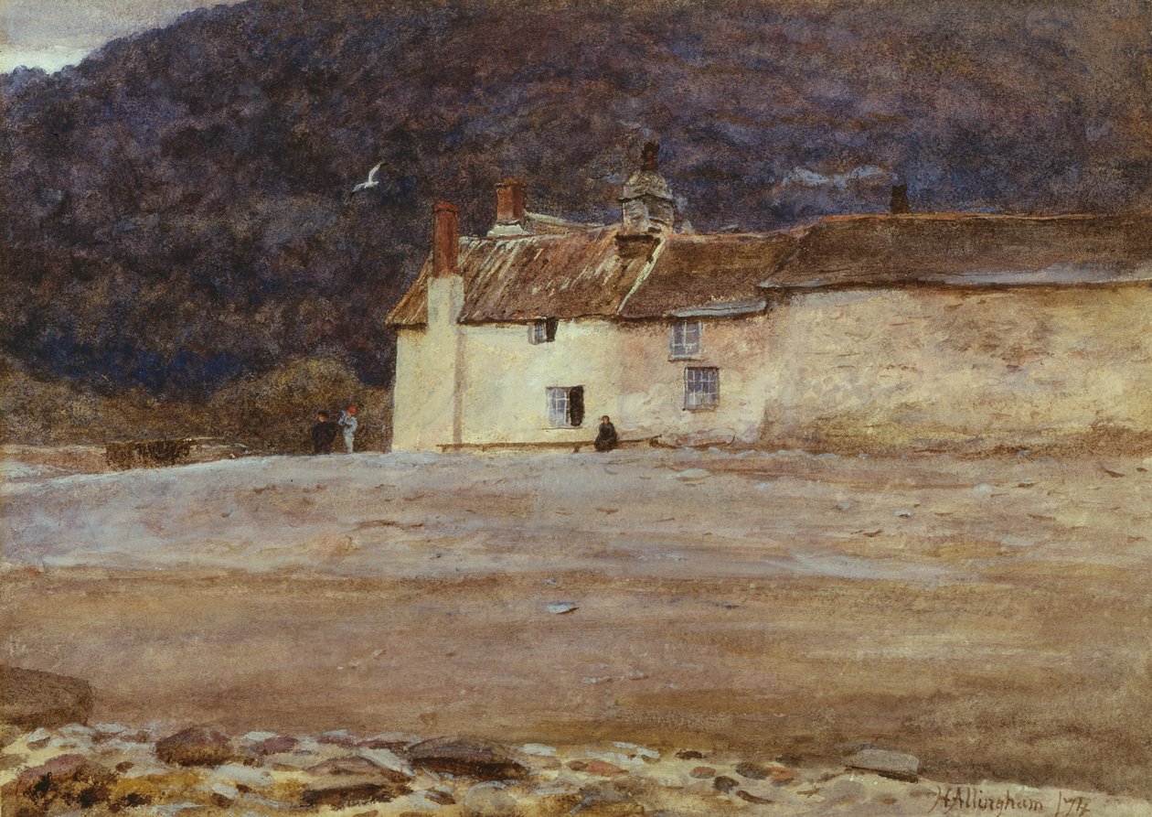 La Última Casa en Lynmouth, 1874 de Helen Allingham