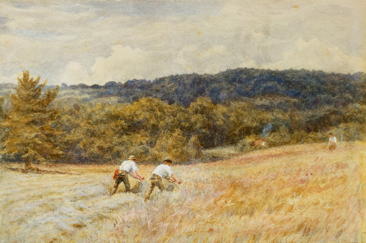 Los segadores de Helen Allingham