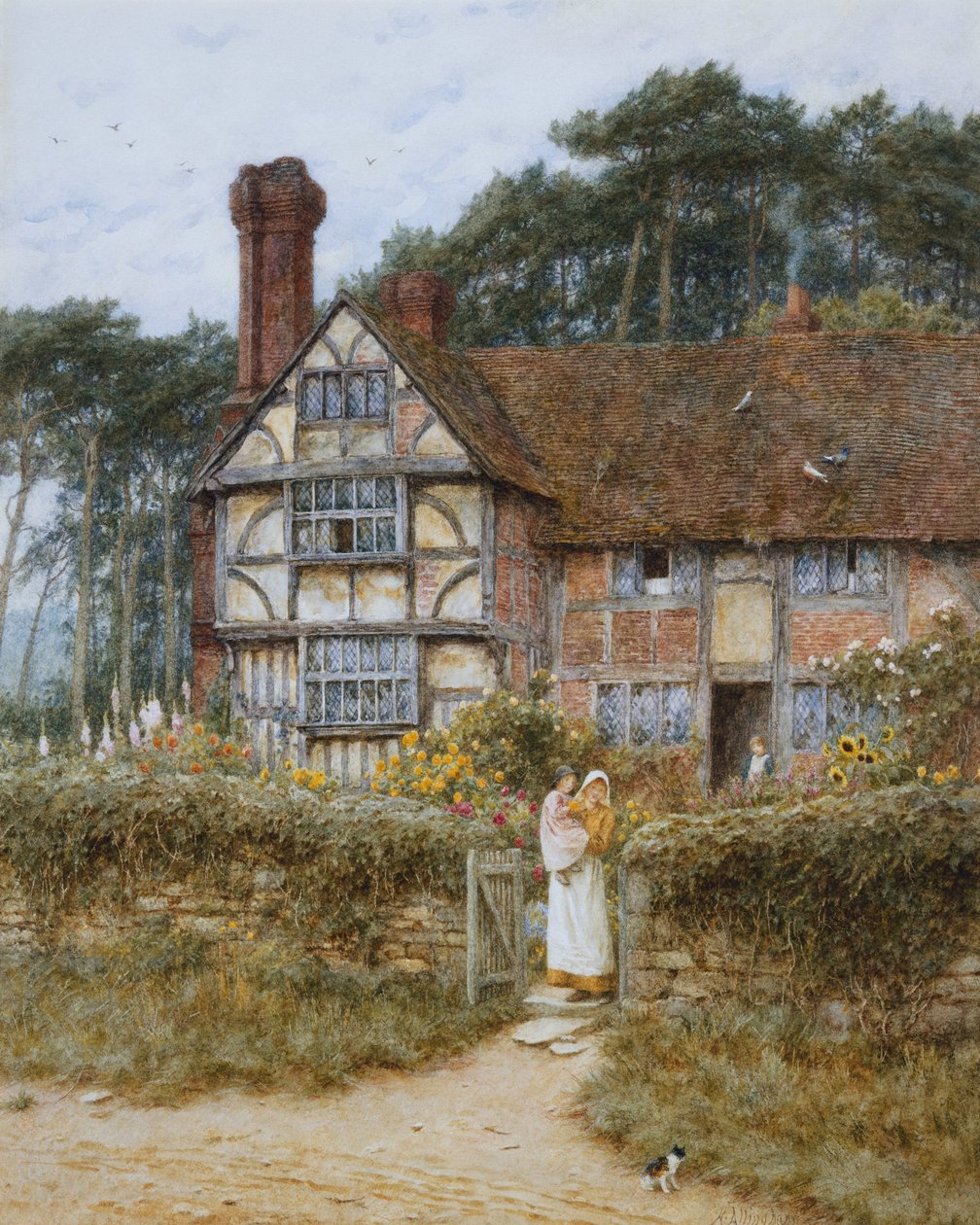 Granja Unstead, Godalming de Helen Allingham
