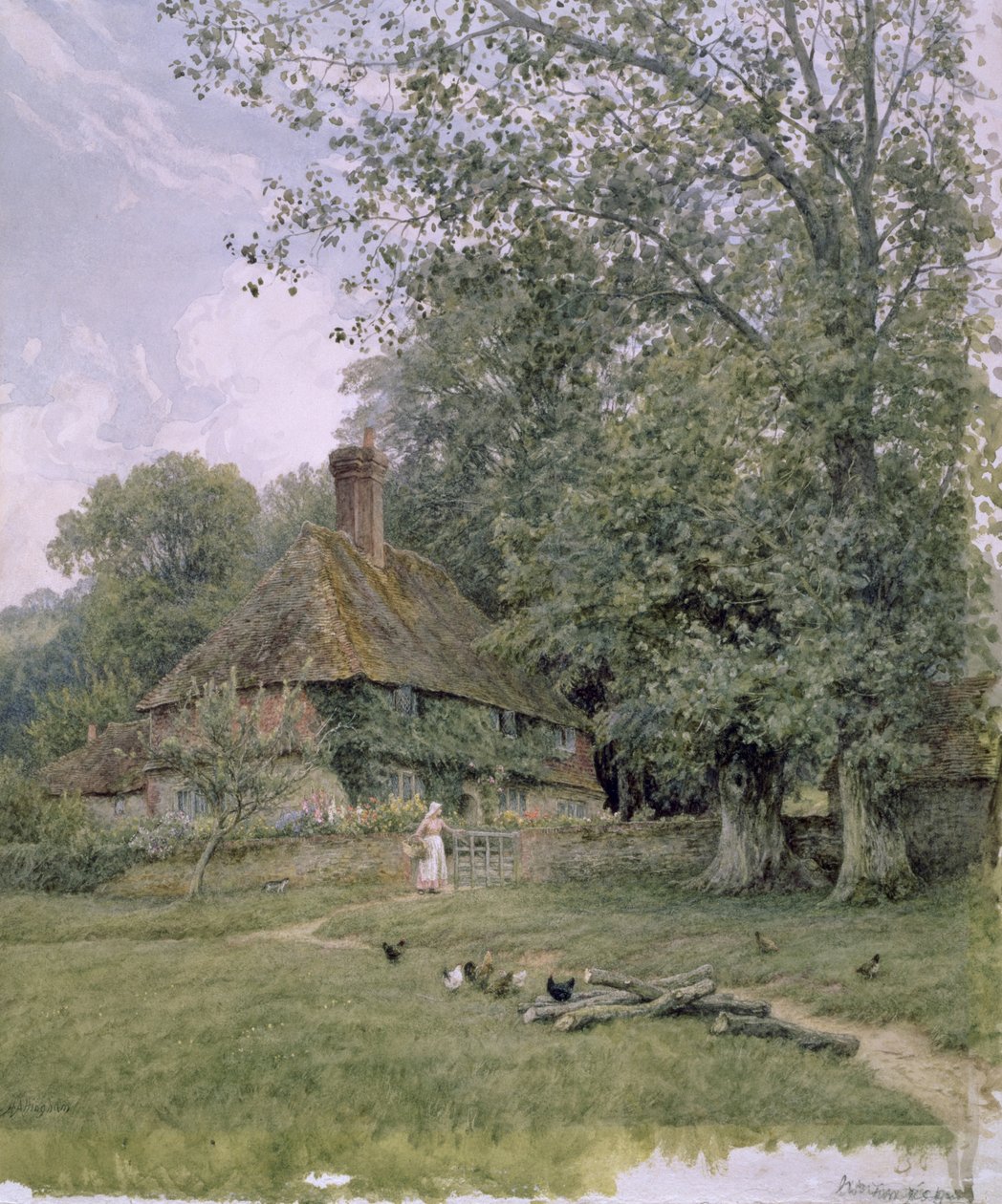 Granja Valewood, 1891 de Helen Allingham