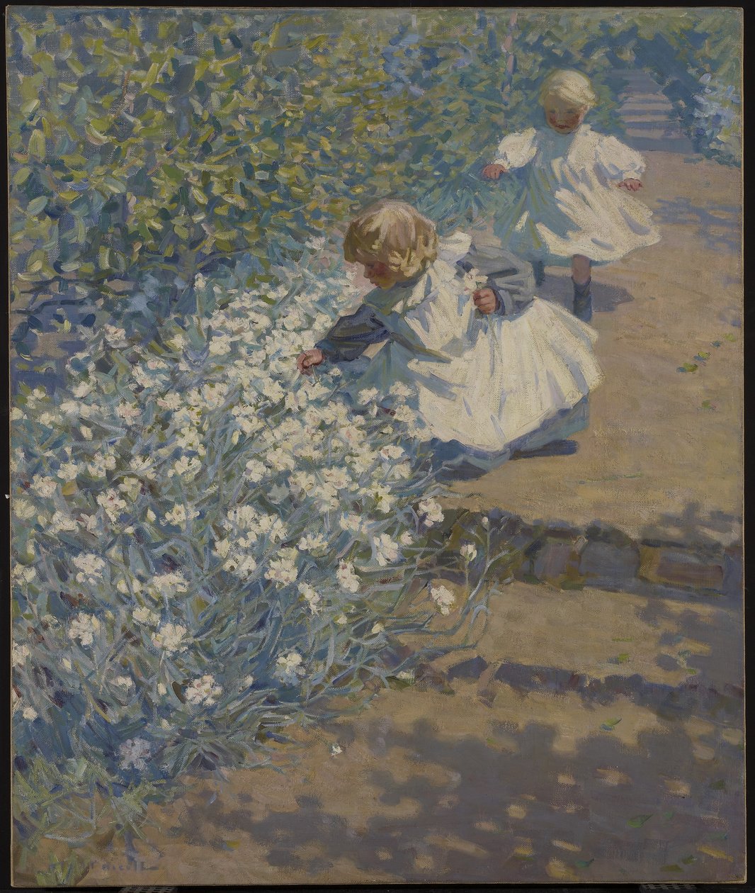 Recogiendo flores, c.1912 de Helen Galloway McNicholl
