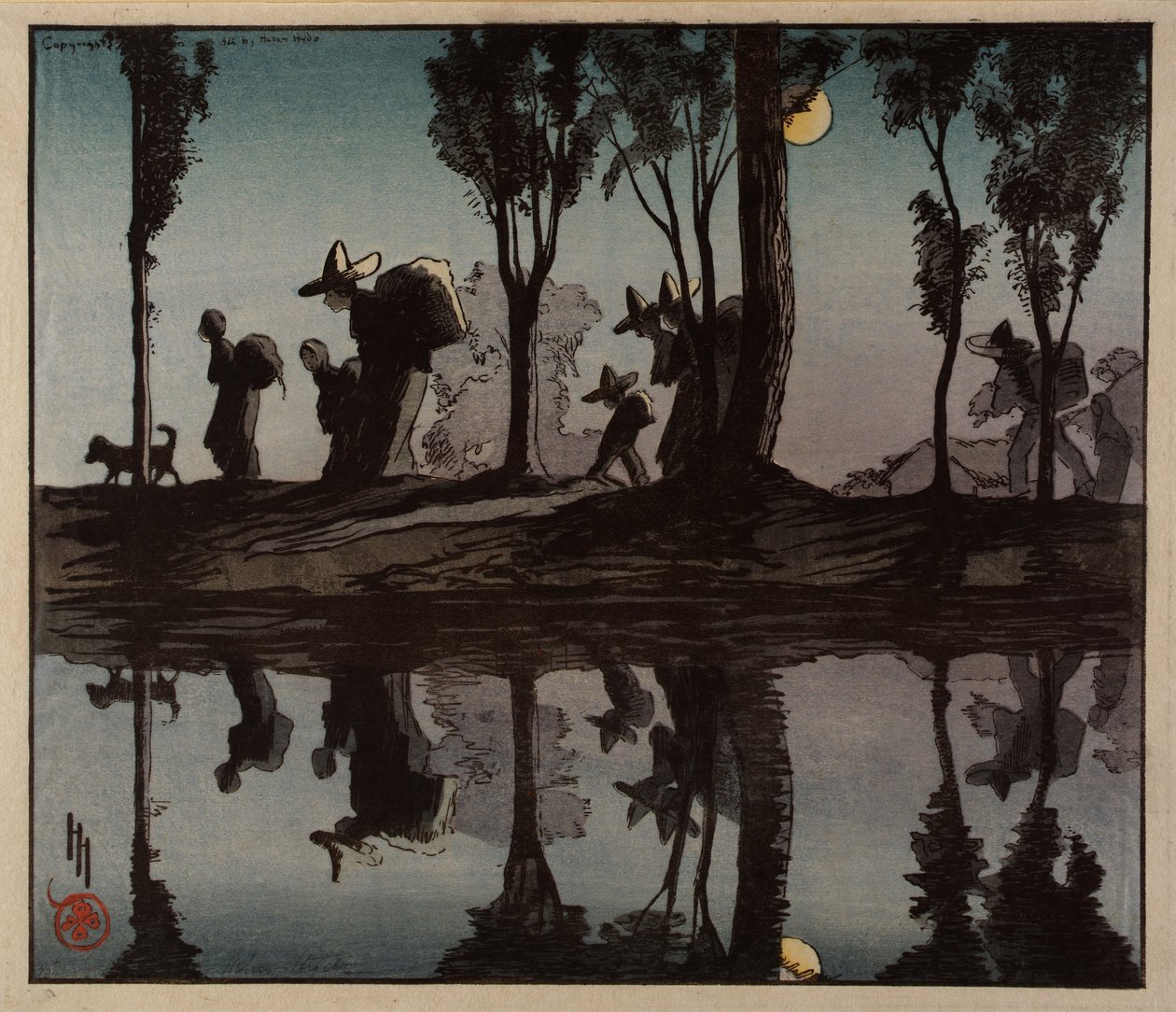 Luz de luna en el Canal de Viga de Helen Hyde
