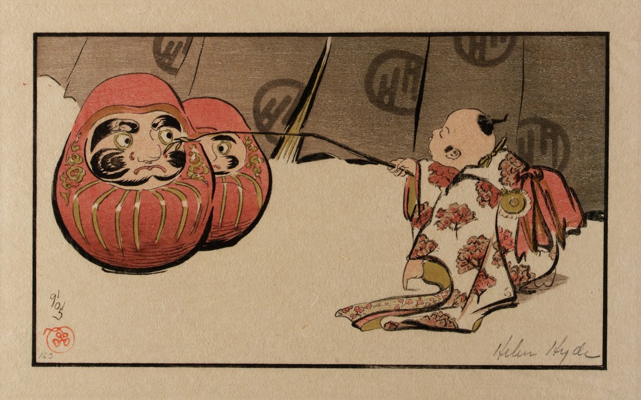 Burlarse del Daruma de Helen Hyde