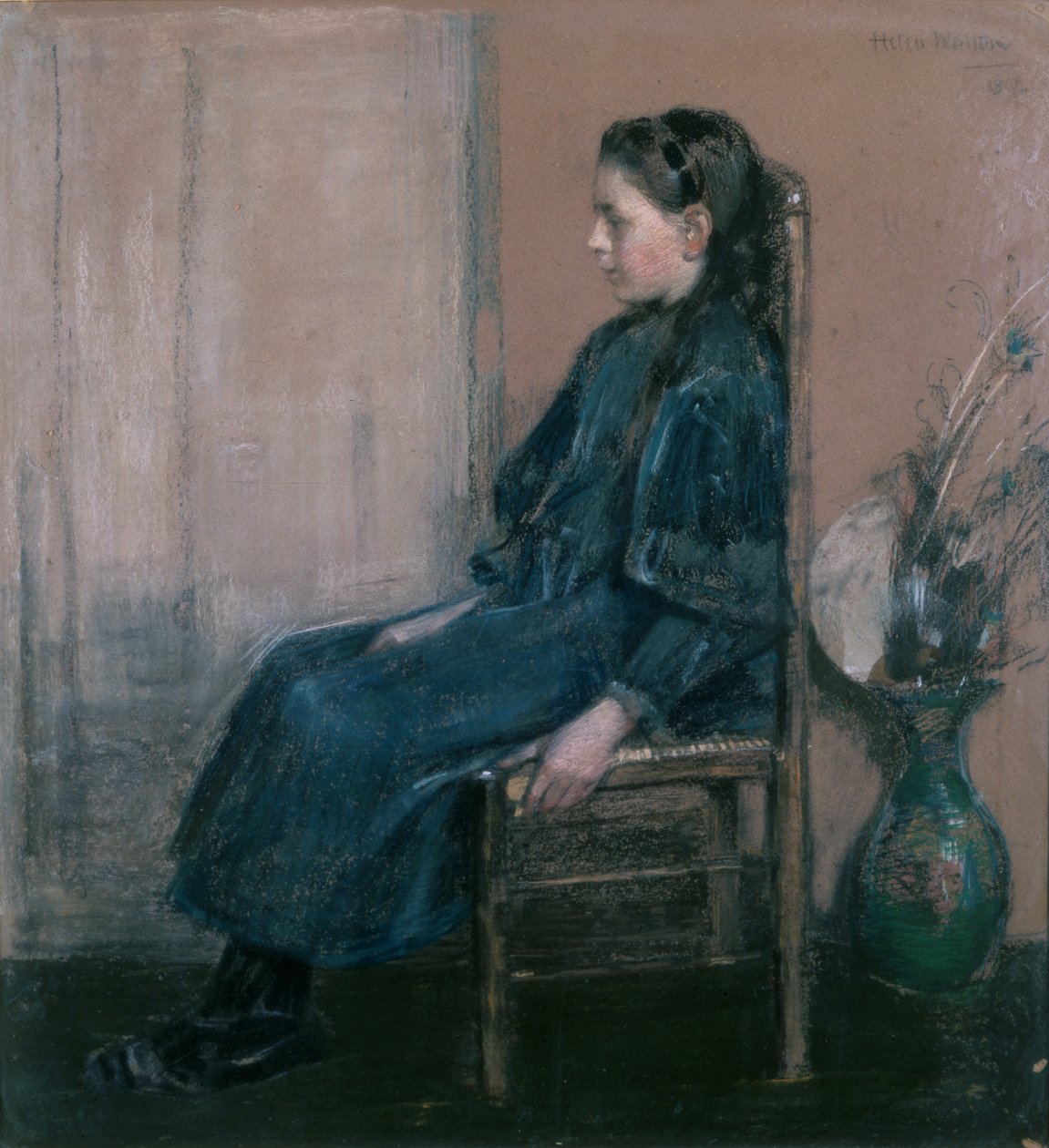 Retrato de la hija del artista, Lillian de Helen Walton