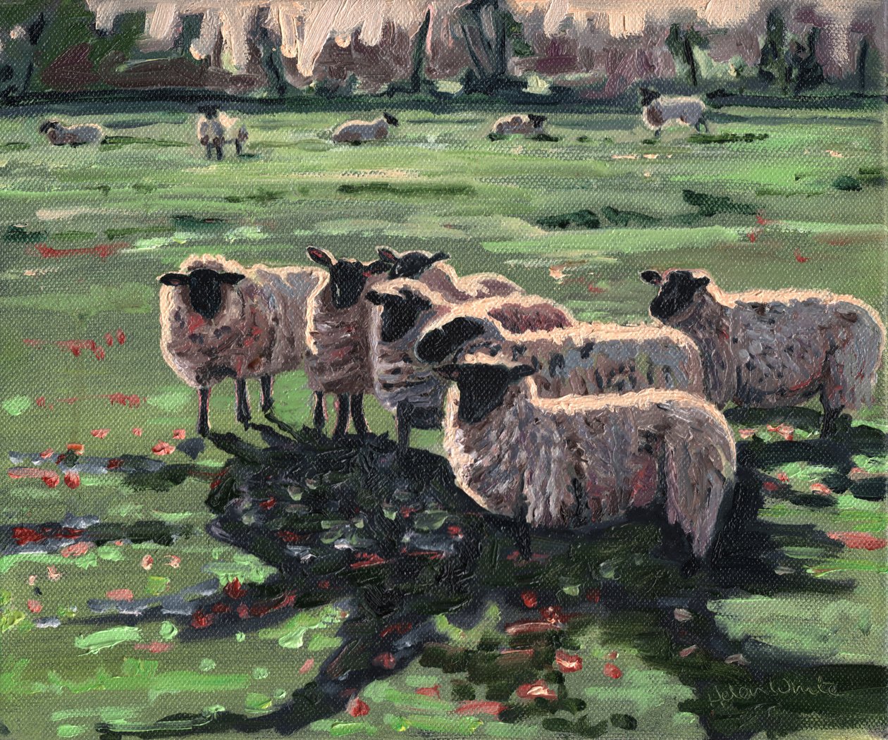 Rebaño curioso I, 2009 de Helen White