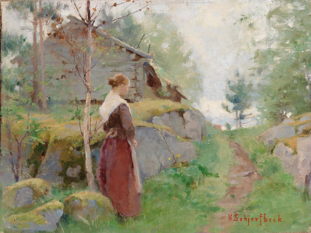 La chica de Barösund de Helene Schjerfbeck