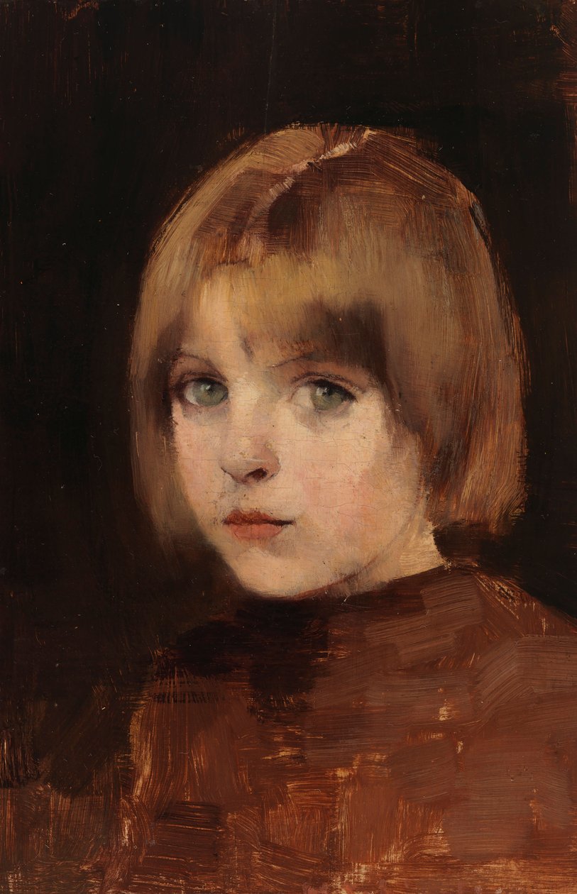 Cabeza de una niña de Helene Schjerfbeck