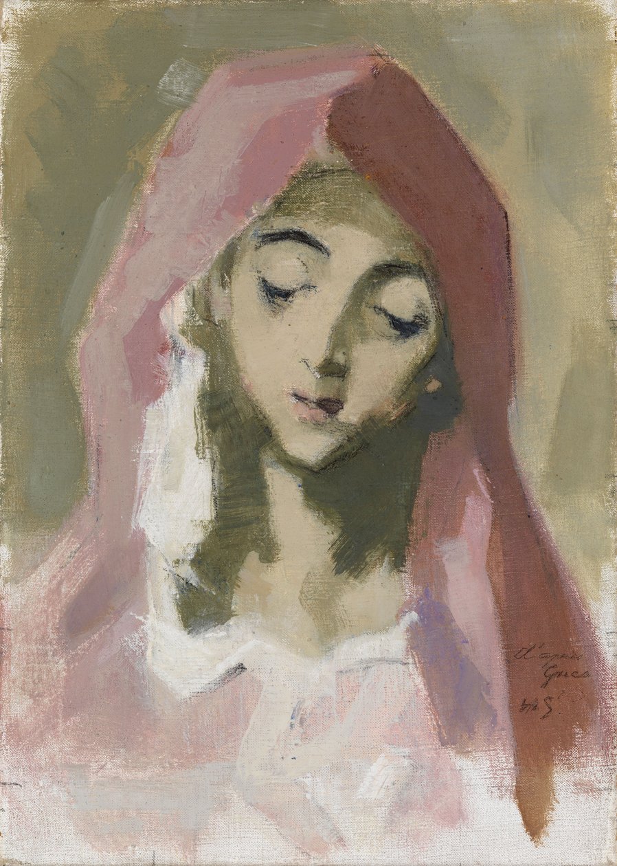 La Virgen de la Caridad, según El Greco de Helene Schjerfbeck