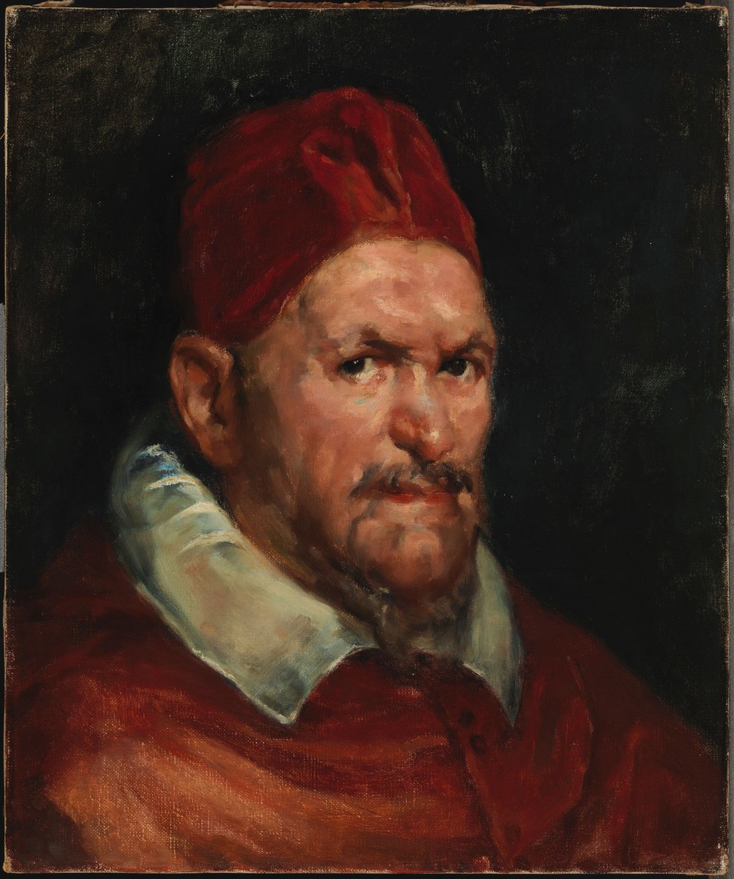 Retrato del papa Inocencio X, copia según Velázquez de Helene Schjerfbeck