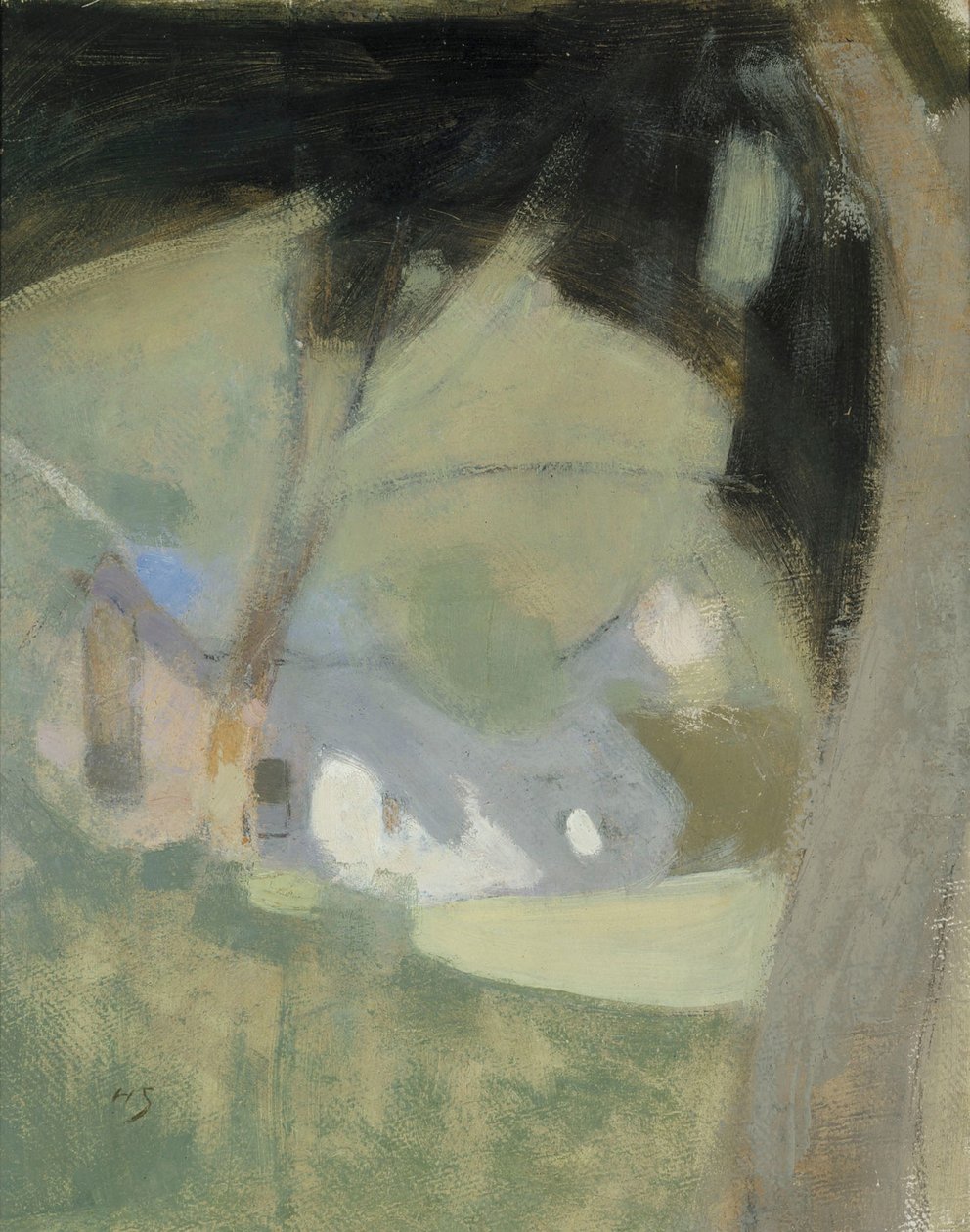 La composición de la vieja cervecería de Helene Schjerfbeck
