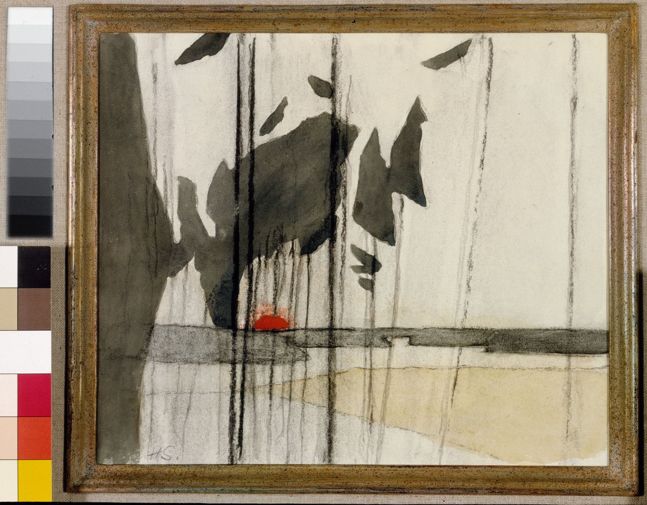 Árboles y puesta de sol, Hiidenvesi de Helene Schjerfbeck