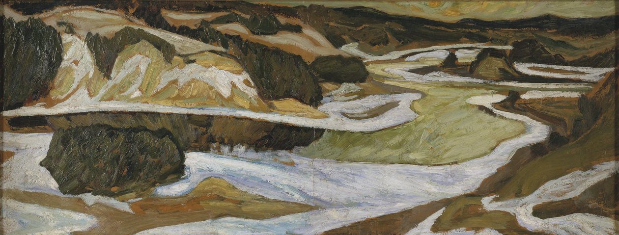 El río Ångermanälven de Helmer Osslund