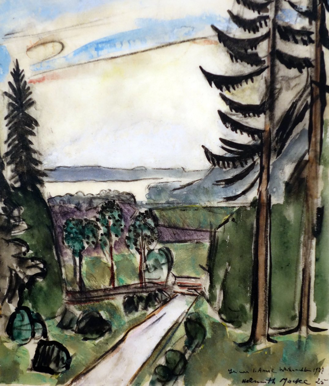 Camino forestal de Helmuth Macke
