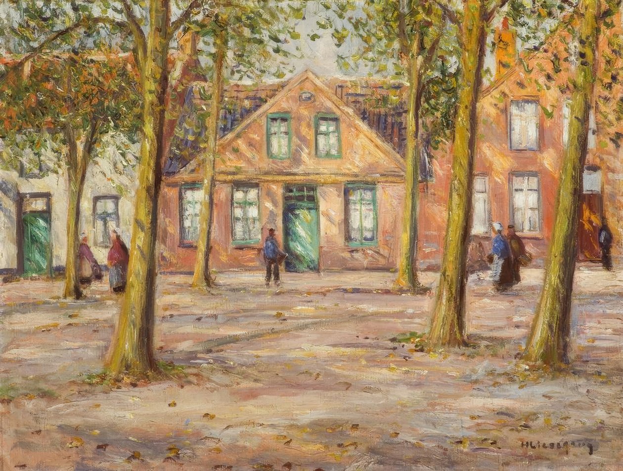 Día soleado de otoño de Helmuth Liesegang