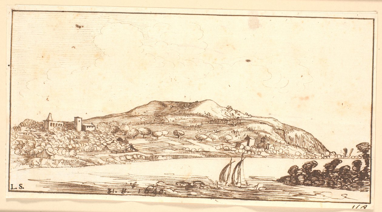 La orilla del río Garona, cerca de Burdeos de Hem