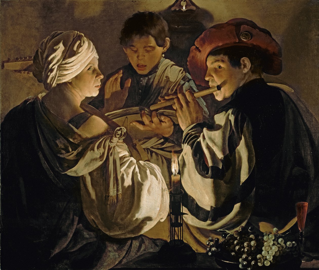 Concierto, c.1626 de Hendrick ter Brugghen