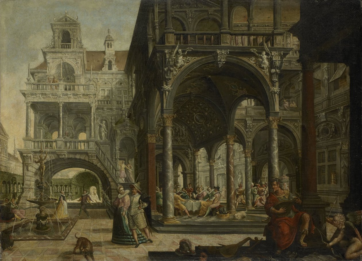 Palacio renacentista imaginario de Hendrick Aerts