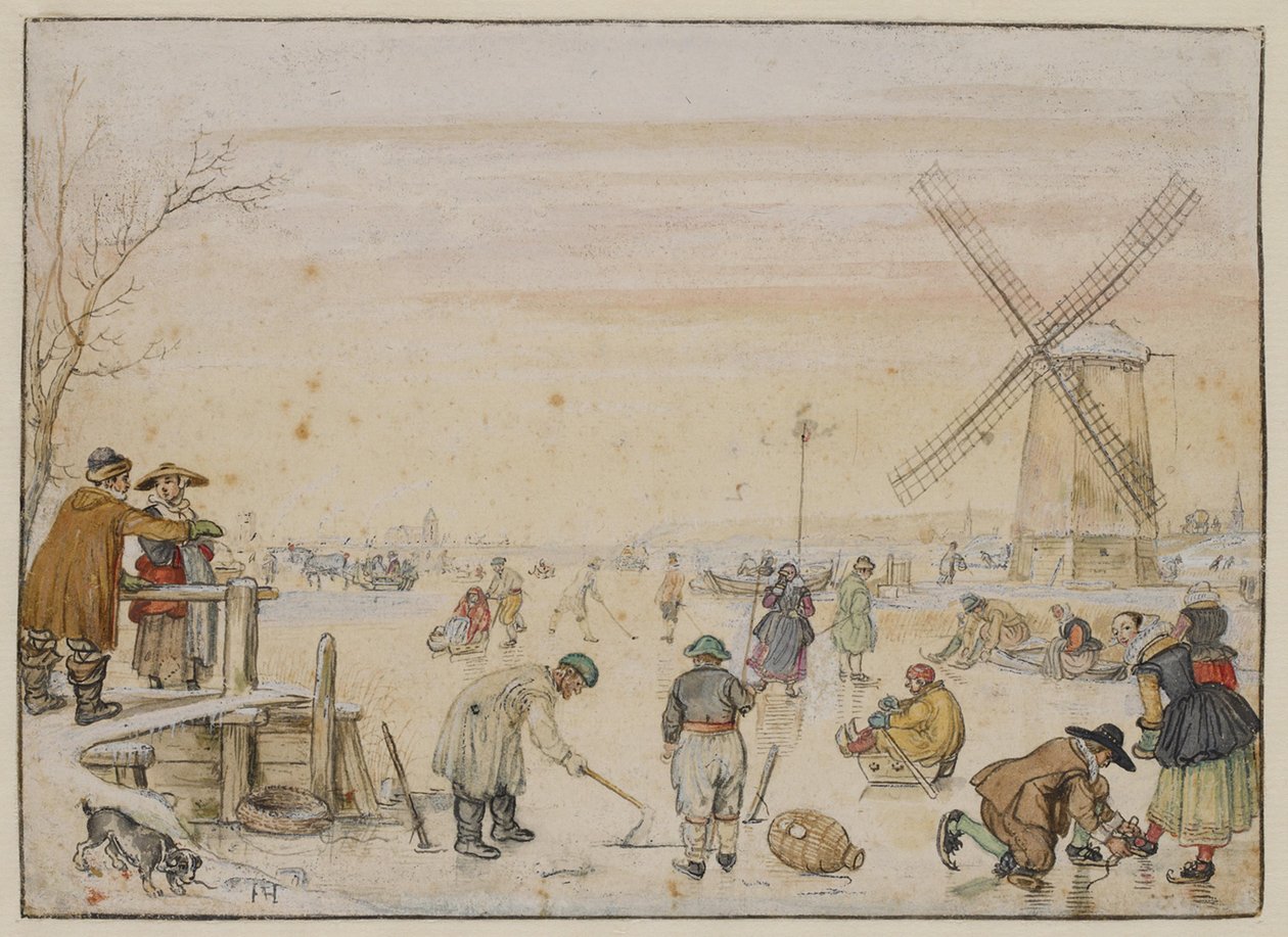 Diversión con helados de Hendrick Avercamp