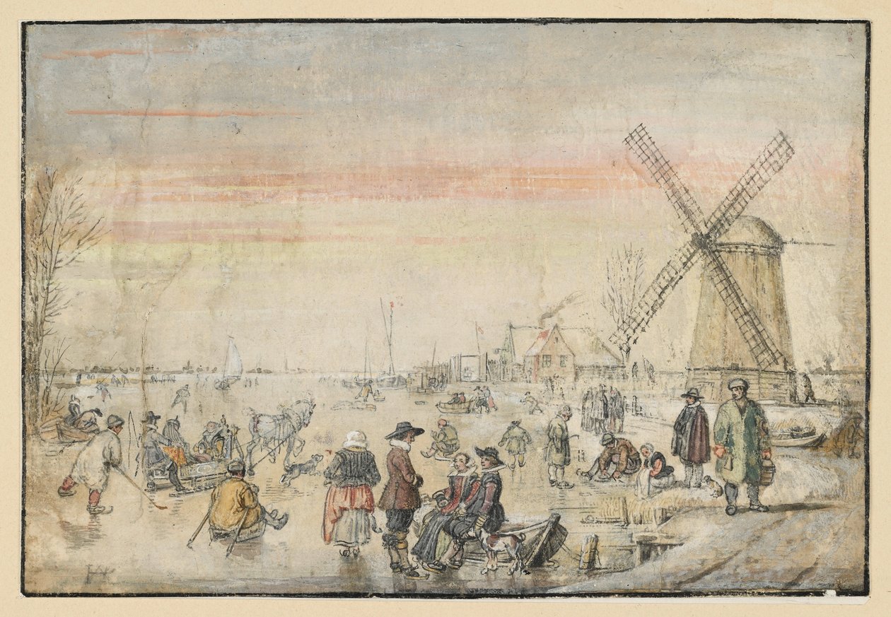 La vida sobre el hielo de Hendrick Avercamp
