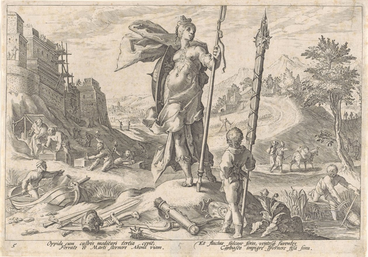 la edad de bronce Metamorfosis de Ovidio (título de la serie) de Hendrick Goltzius (workshop of)