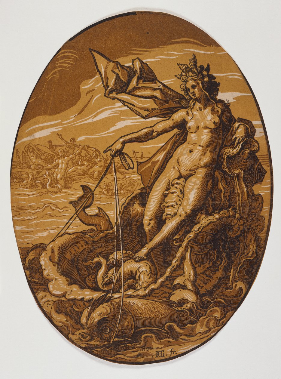 Anfítrite de Hendrick Goltzius